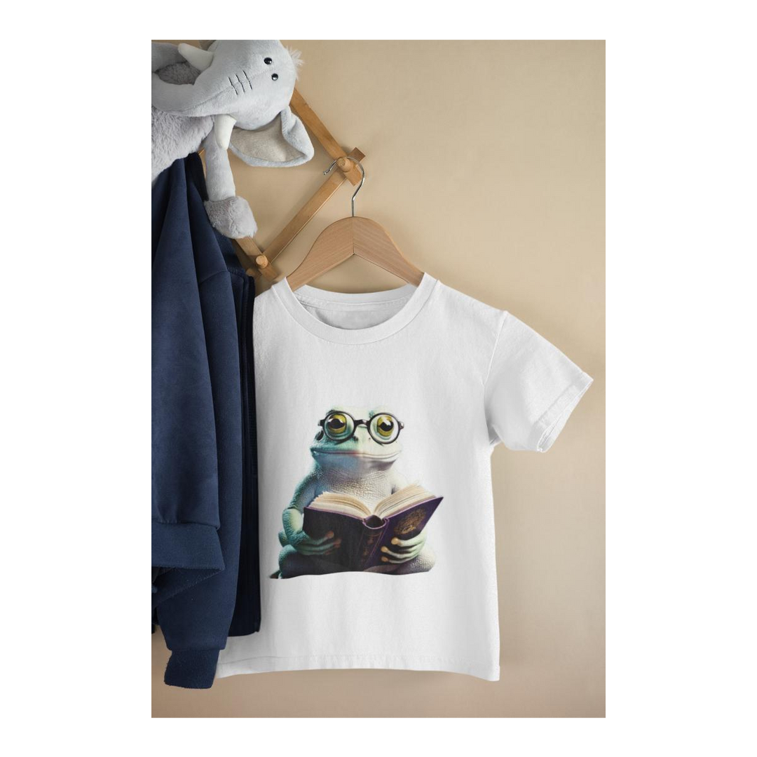 Kinder T-Shirt Mythic Magic Frog with Book