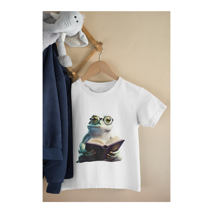 Kinder T-Shirt Mythic Magic Frog with Book