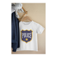 Kinder T-Shirt Police Patches