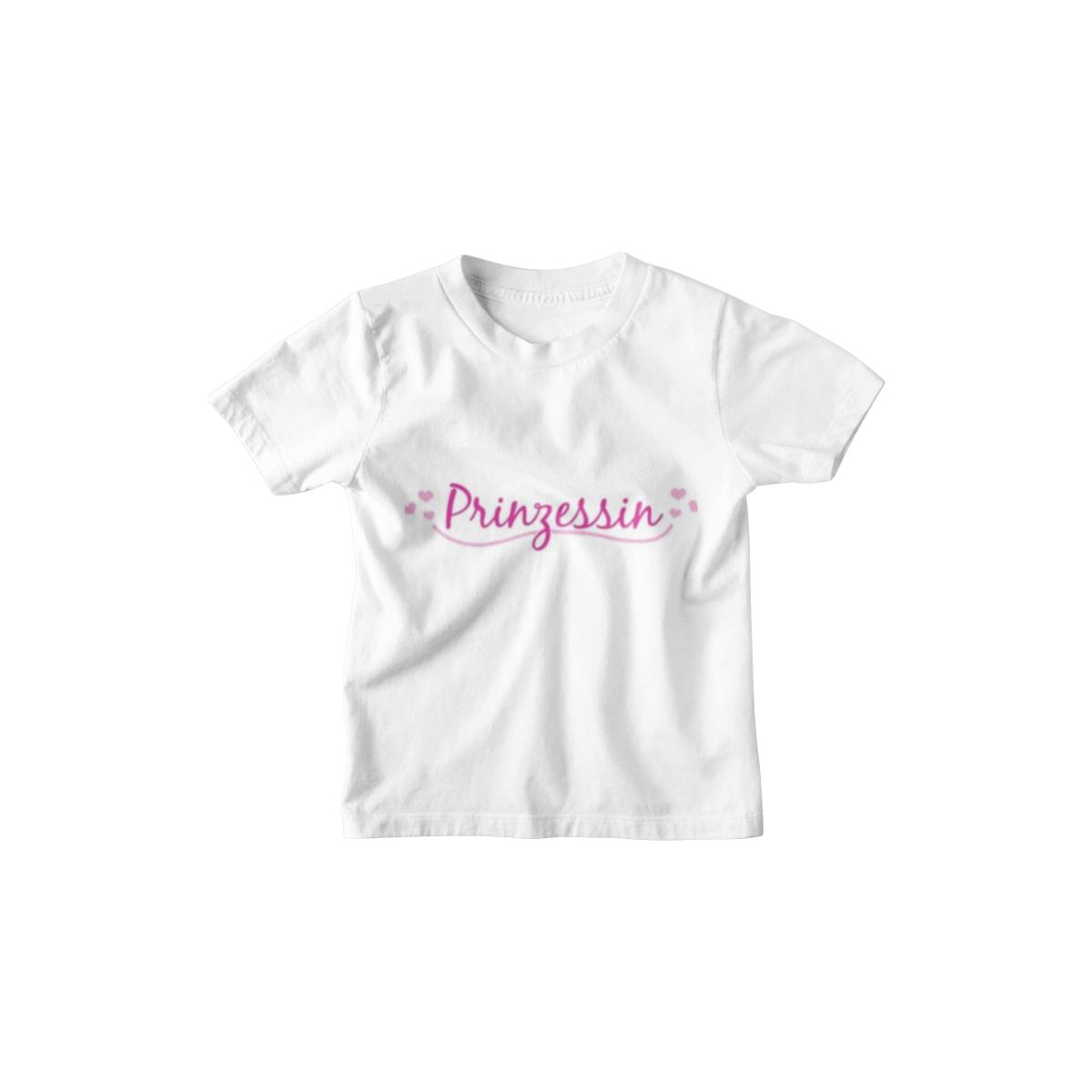 Kinder T-Shirt Prinzessin Schriftzug