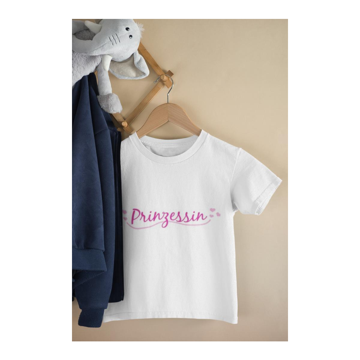 Kinder T-Shirt Prinzessin Schriftzug