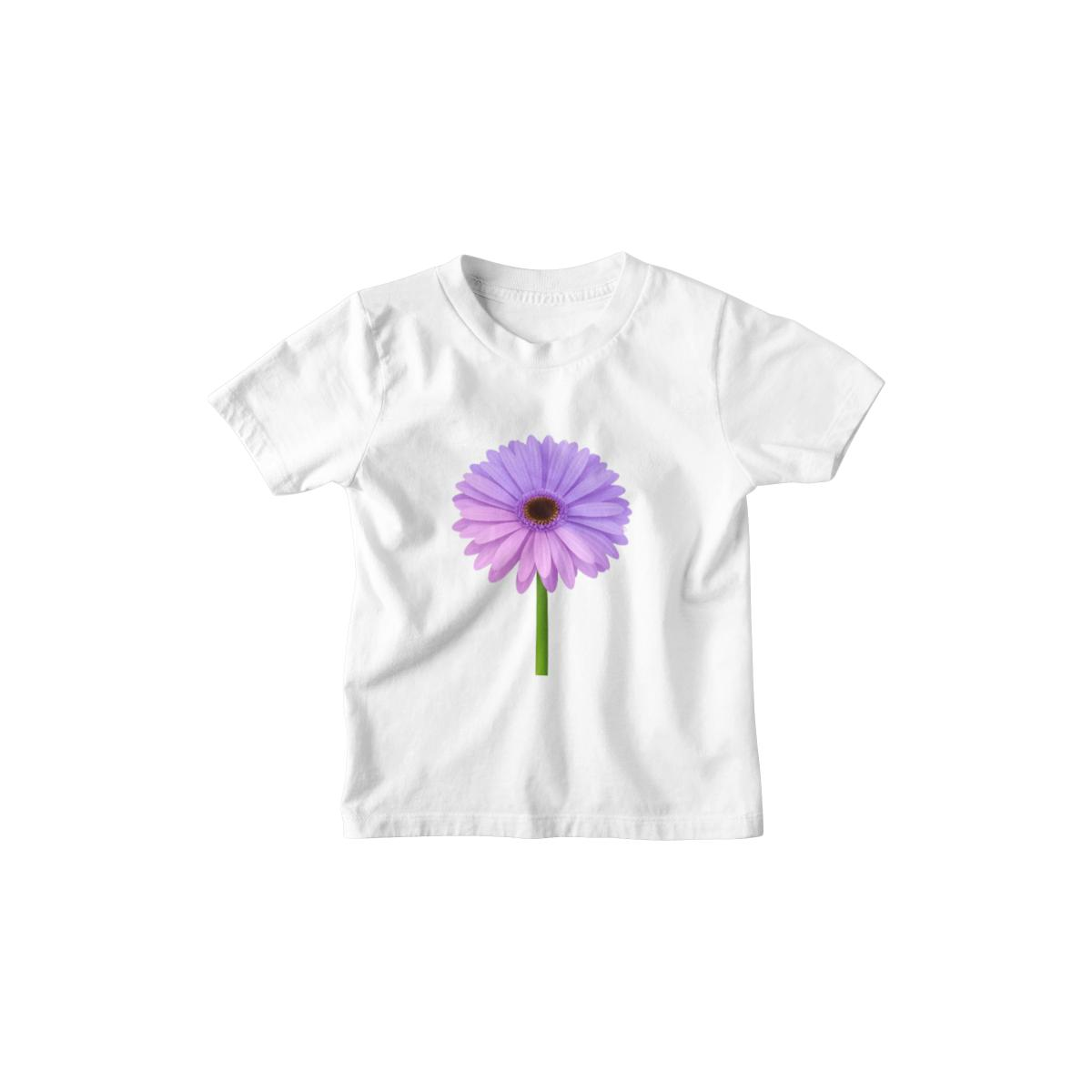 Kinder T-Shirt Realistische Gerbera Blume