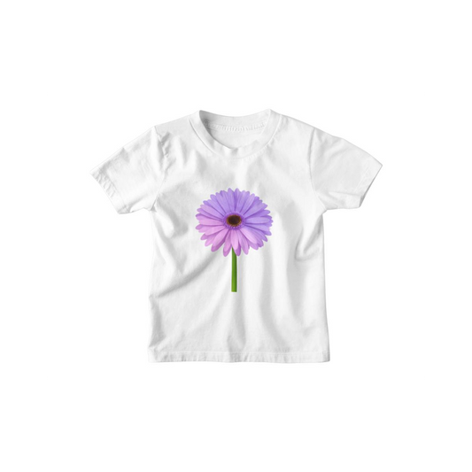 Kinder T-Shirt Realistische Gerbera Blume