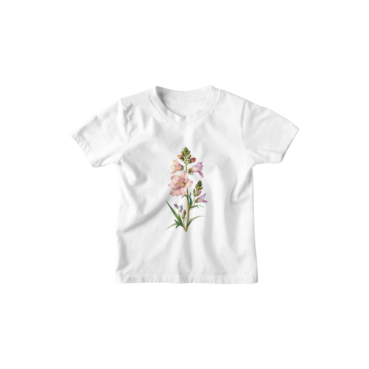 Kinder T-Shirt Realistische Rittersporn Blume