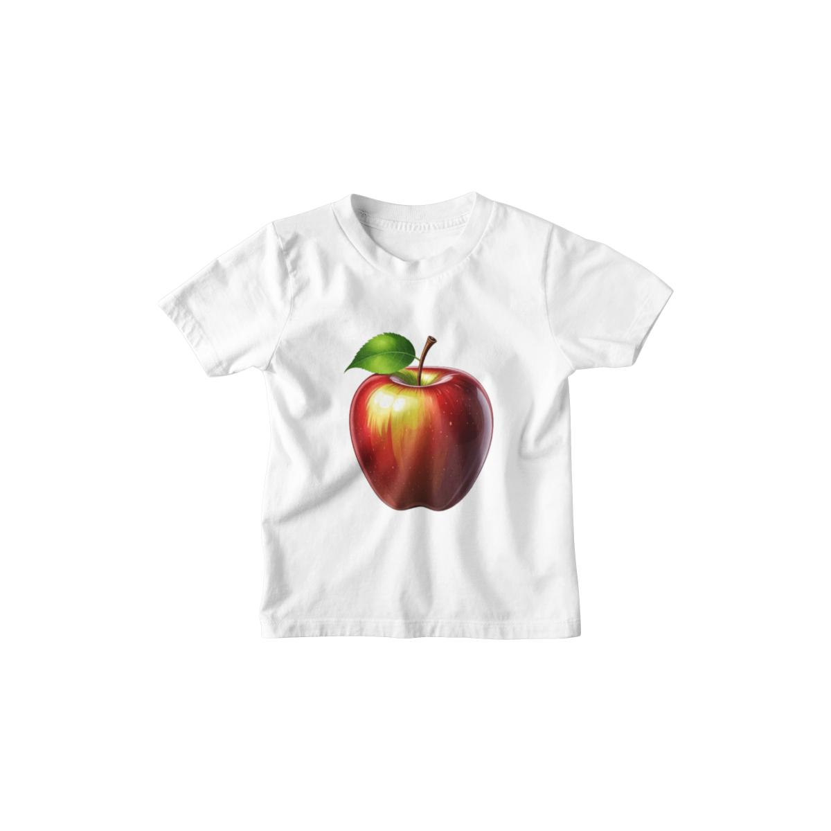 Kinder T-Shirt Realistischer Apfel
