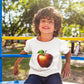Kinder T-Shirt Realistischer Apfel