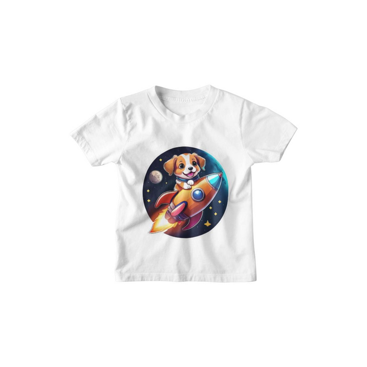 Kinder T-Shirt SHIBA INU to the MOON