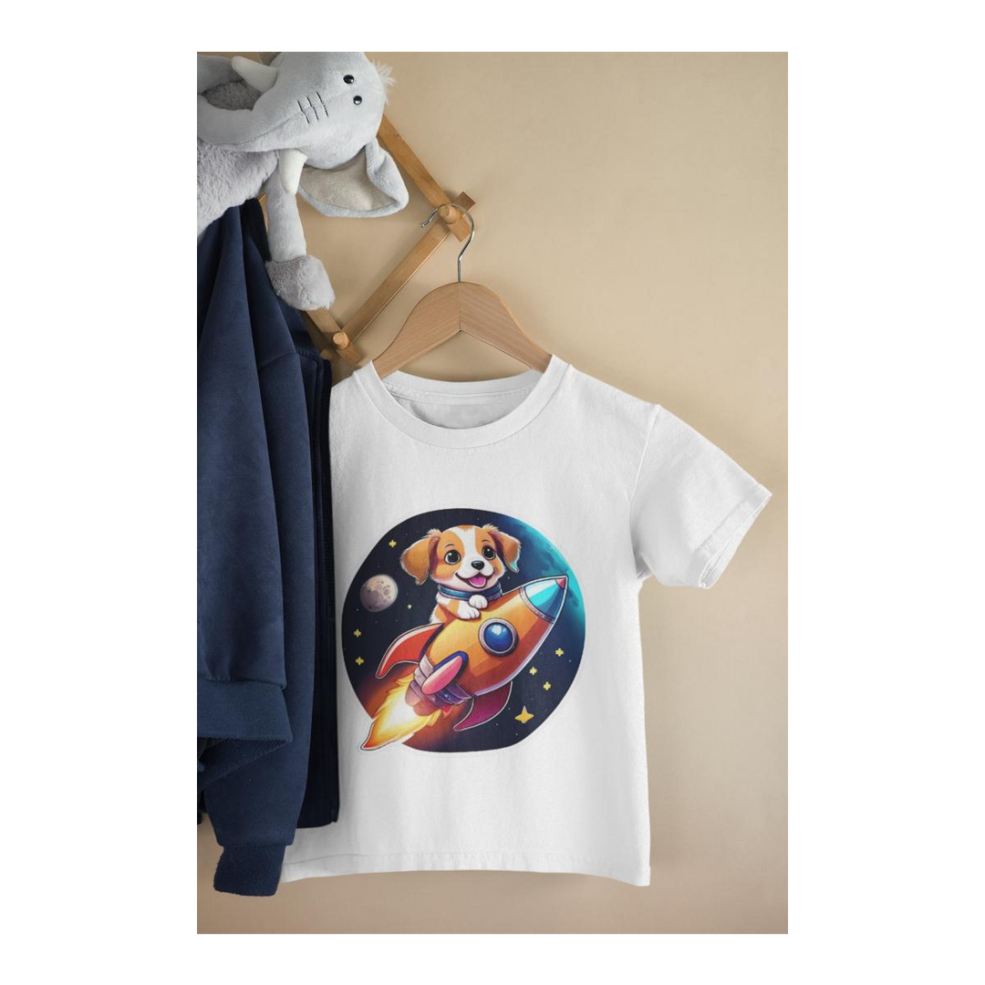 Kinder T-Shirt SHIBA INU to the MOON