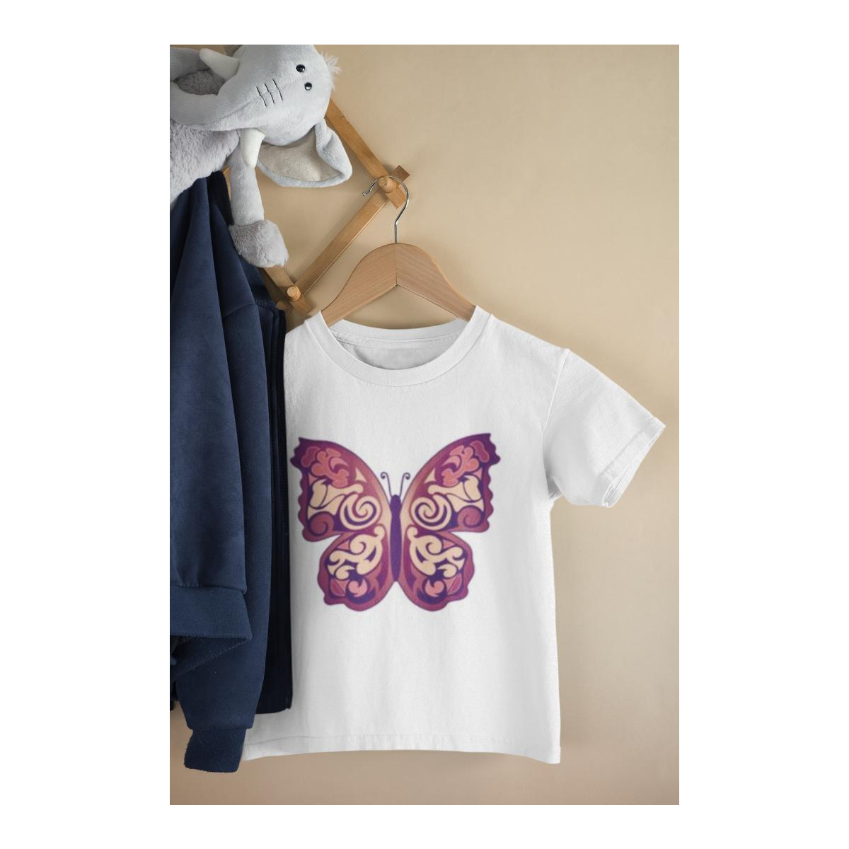 Kinder T-Shirt Schmetterling 2
