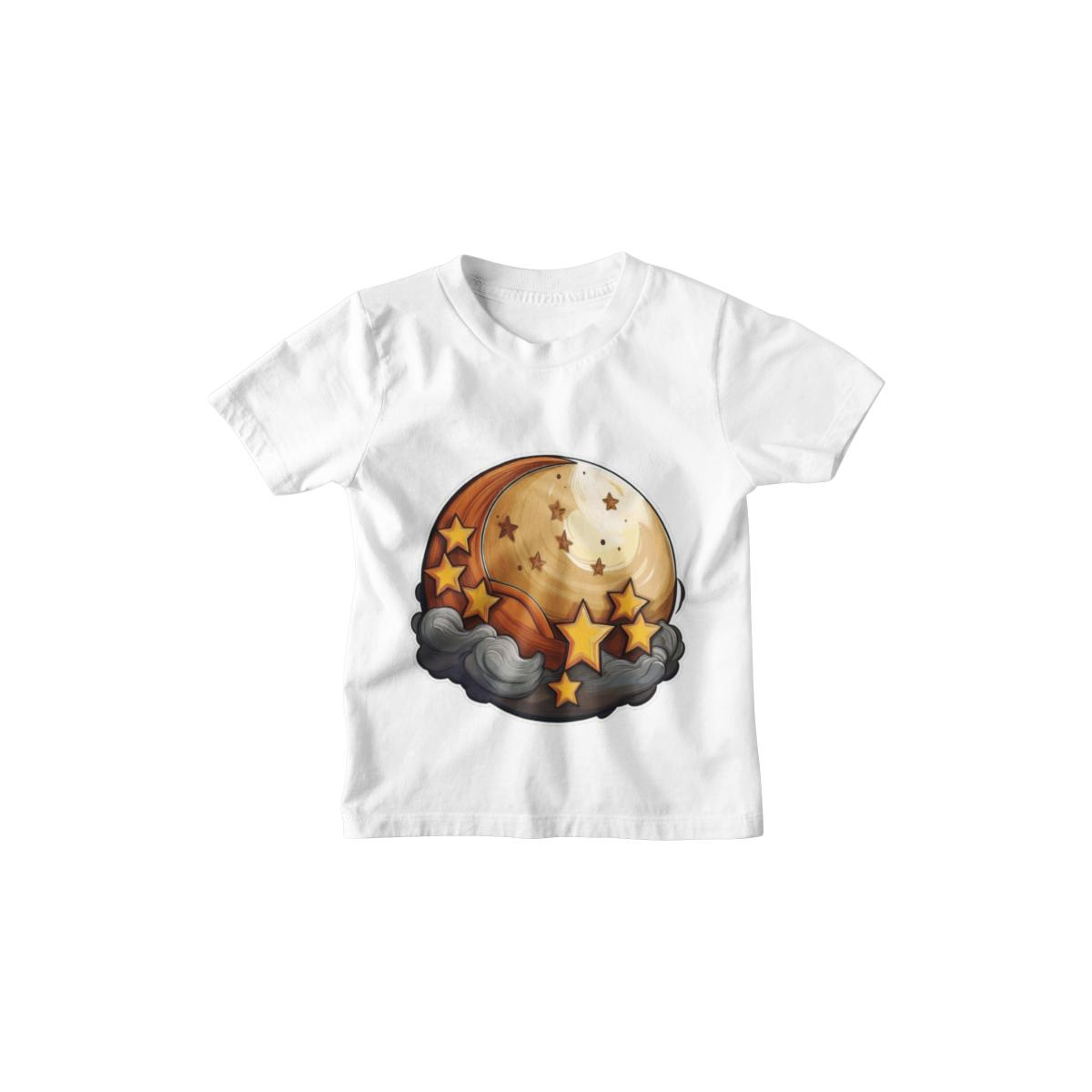 Kinder T-Shirt Sterne und Mond