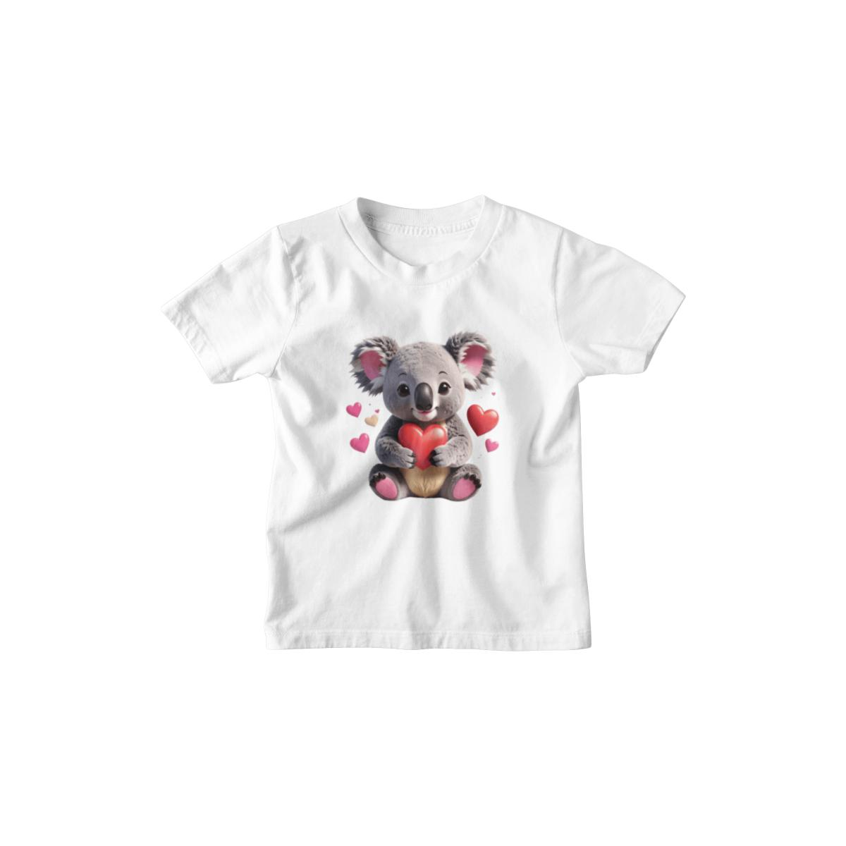 Kinder T-Shirt Süsser Verliebter Koala