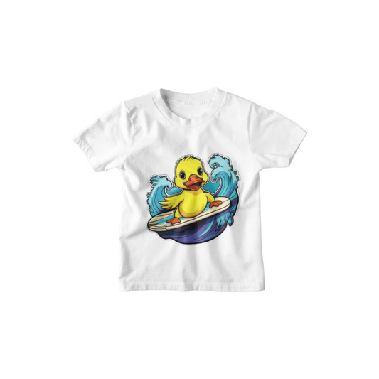 Kinder T-Shirt Surfing Duck