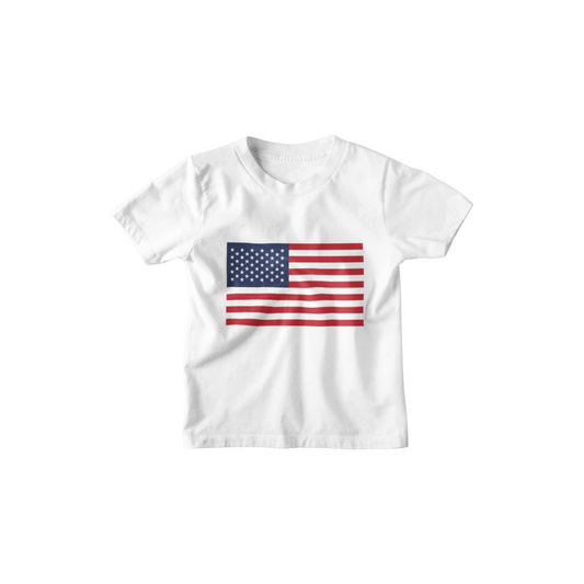 Kinder T-Shirt USA Flagge