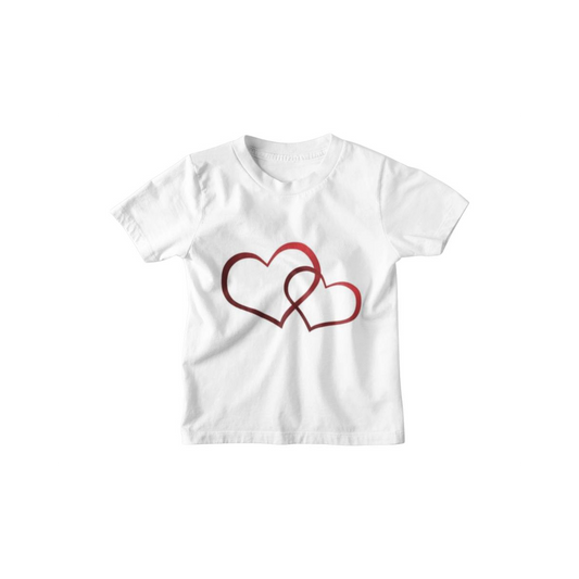 Kinder T-Shirt Verbundene Herzen
