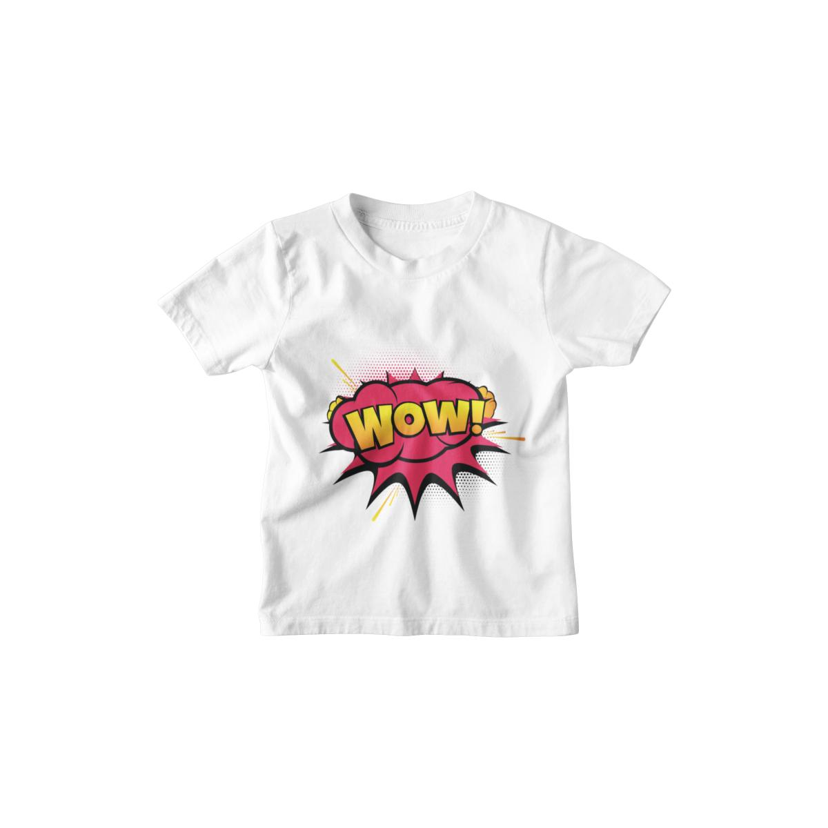 Kinder T-Shirt WOW