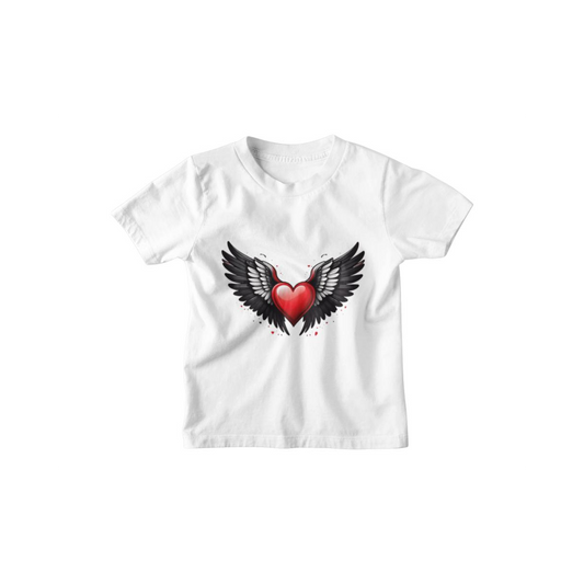 Kinder T-Shirt Wings of Heart