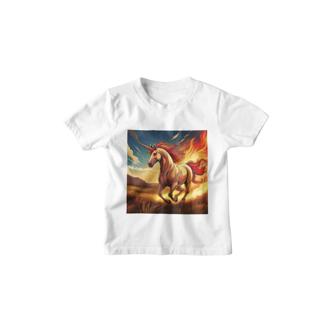 Kinder T-Shirt fire Unicorn