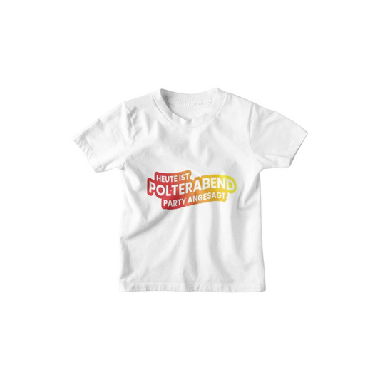 Kinder T-Shirt Heute ist Polterabend