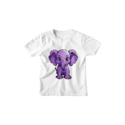 Kinder T-Shirt Kleiner Comic Elefant
