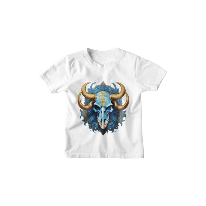 Kinder T-Shirt Longhorn Skull