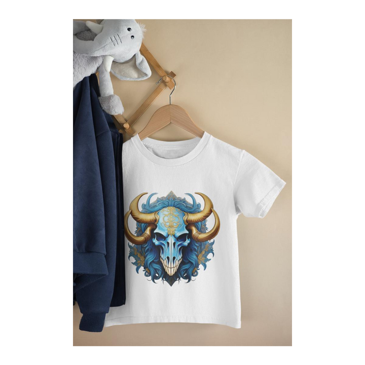 Kinder T-Shirt Longhorn Skull