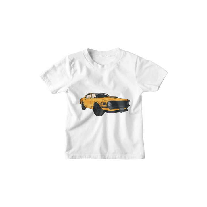 Kinder T-Shirt Yellow Mustang