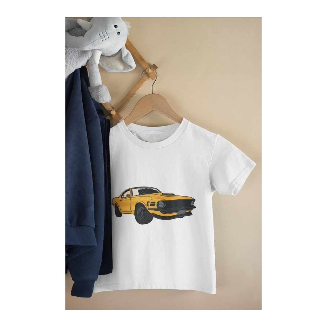 Kinder T-Shirt Yellow Mustang