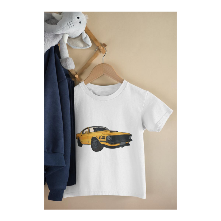Kinder T-Shirt Yellow Mustang