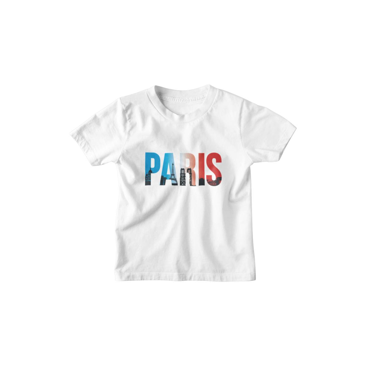 Kinder T-Shirte Paris Skyline