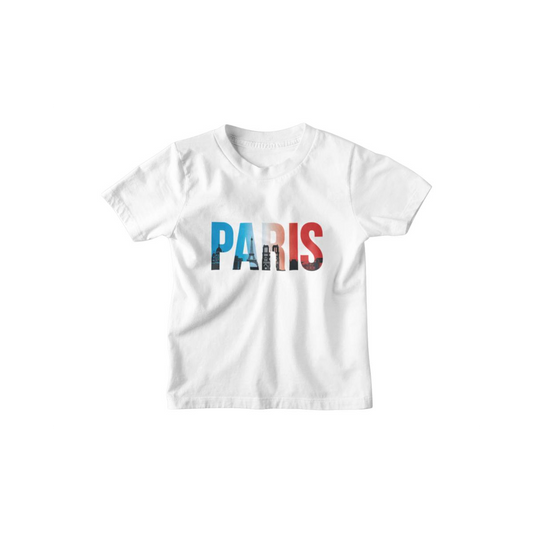 Kinder T-Shirte Paris Skyline