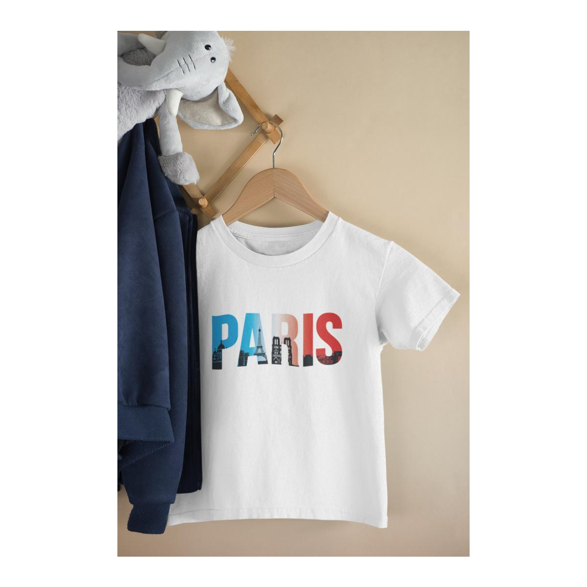 Kinder T-Shirte Paris Skyline