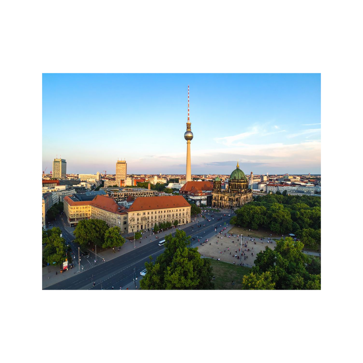 Dekokissen-Set Fersehturm Berlin