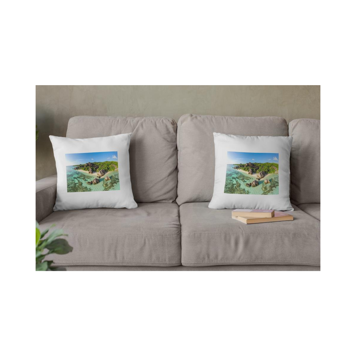 Dekokissen-Set Insel la Digue Seychellen