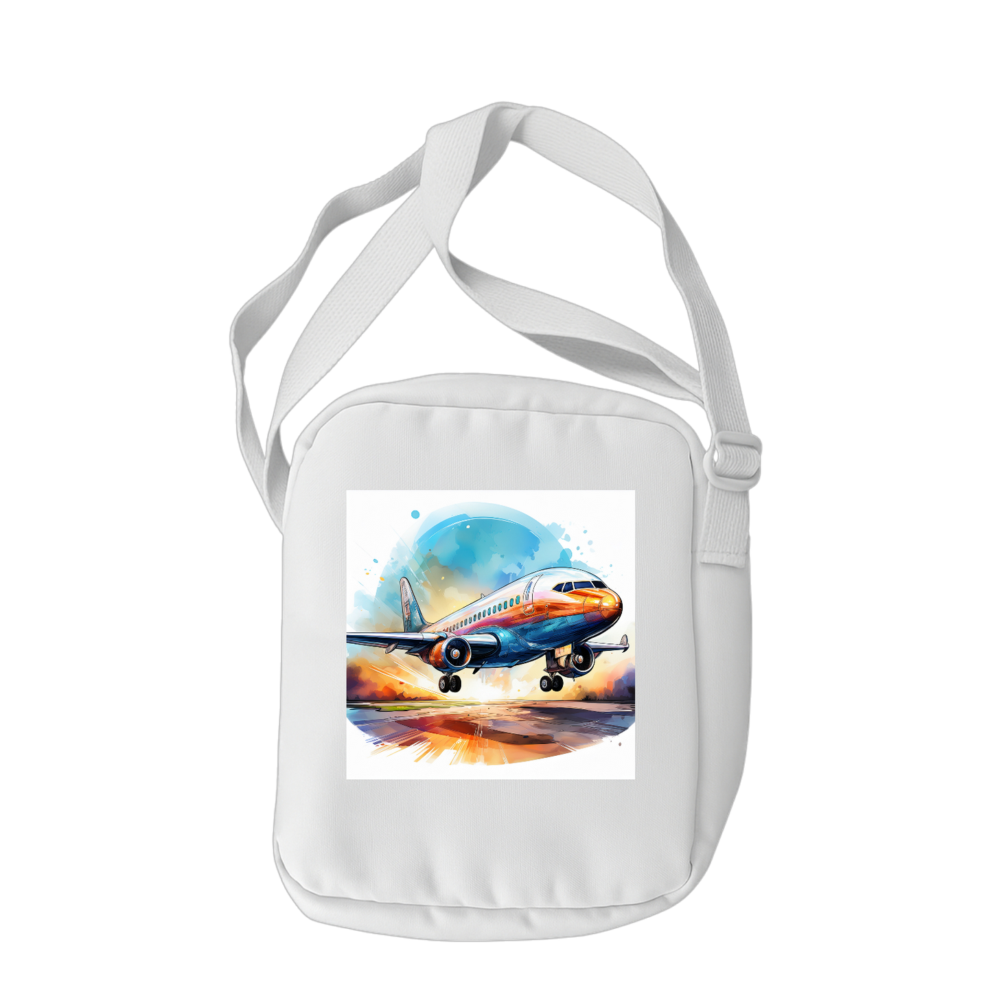 Schulrucksack-Set Cartoon Flugzeug