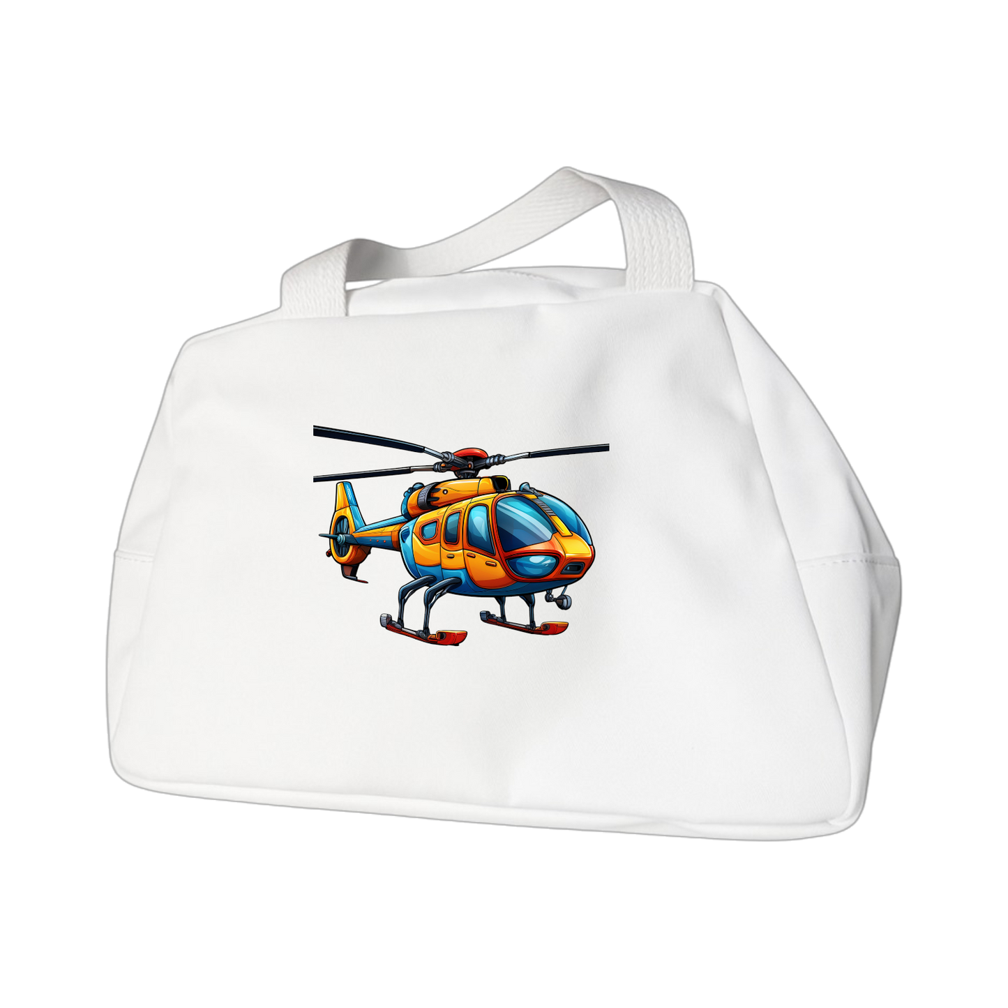 Schulrucksack-Set Cartoon Hubschrauber