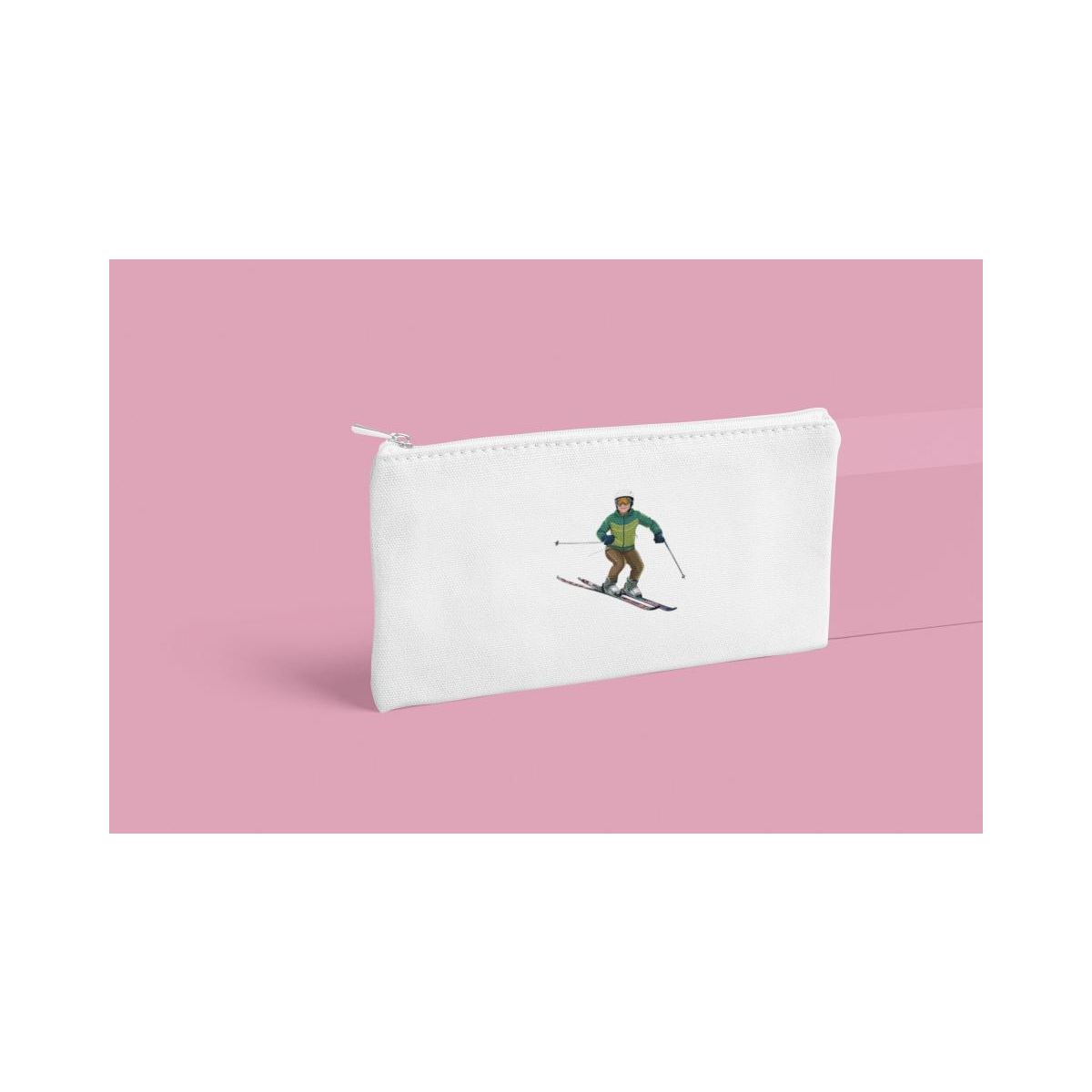 Schulrucksack-Set Comic Skifahrer