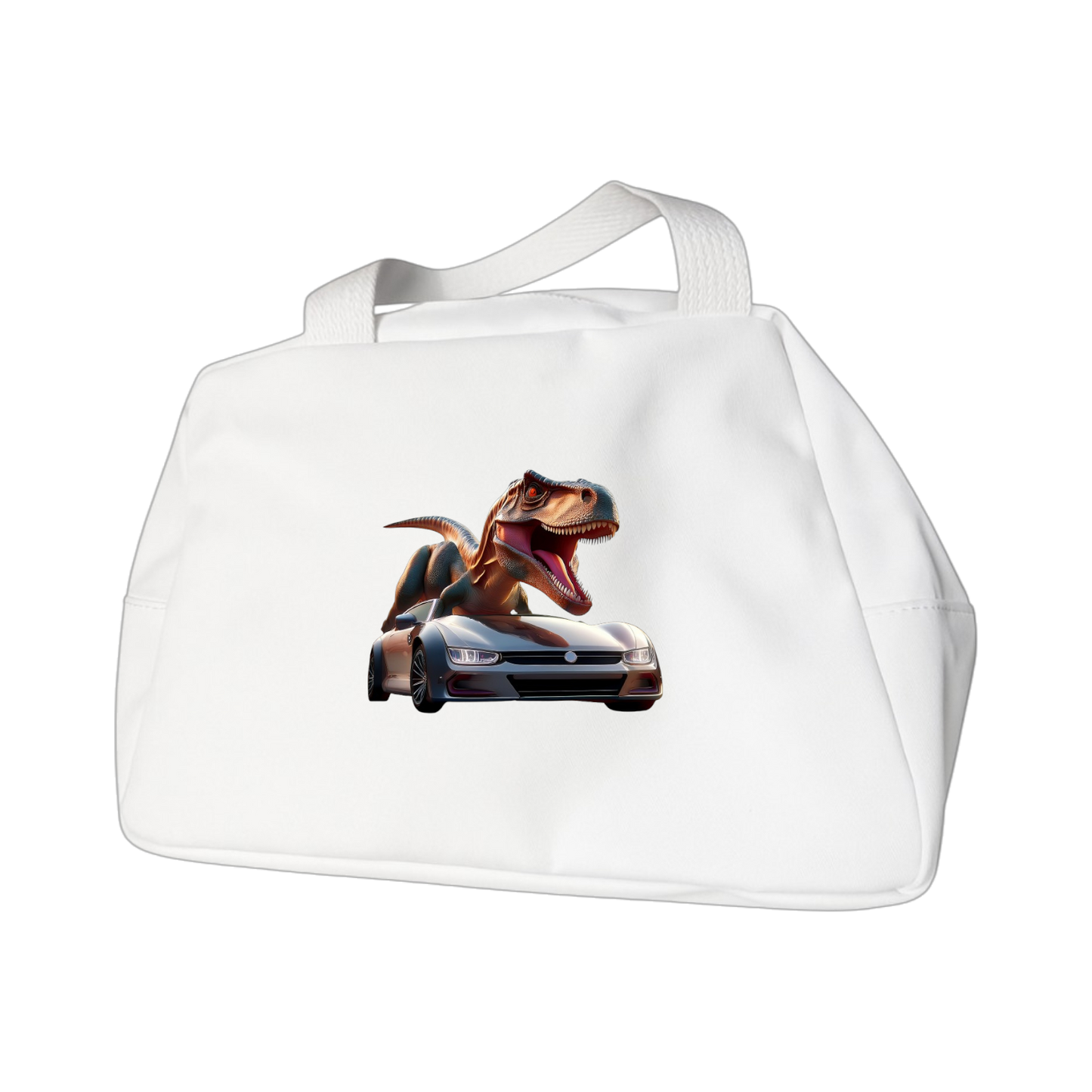 Schulrucksack-Set Dino fährt Auto