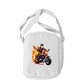 Schulrucksack-Set Flammen-Motorradfahrer