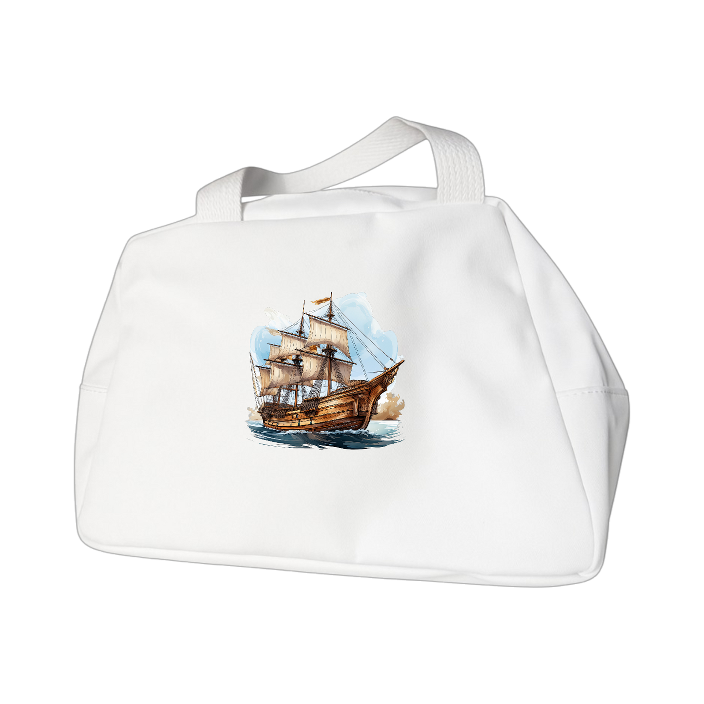 Schulrucksack-Set Holzschiff