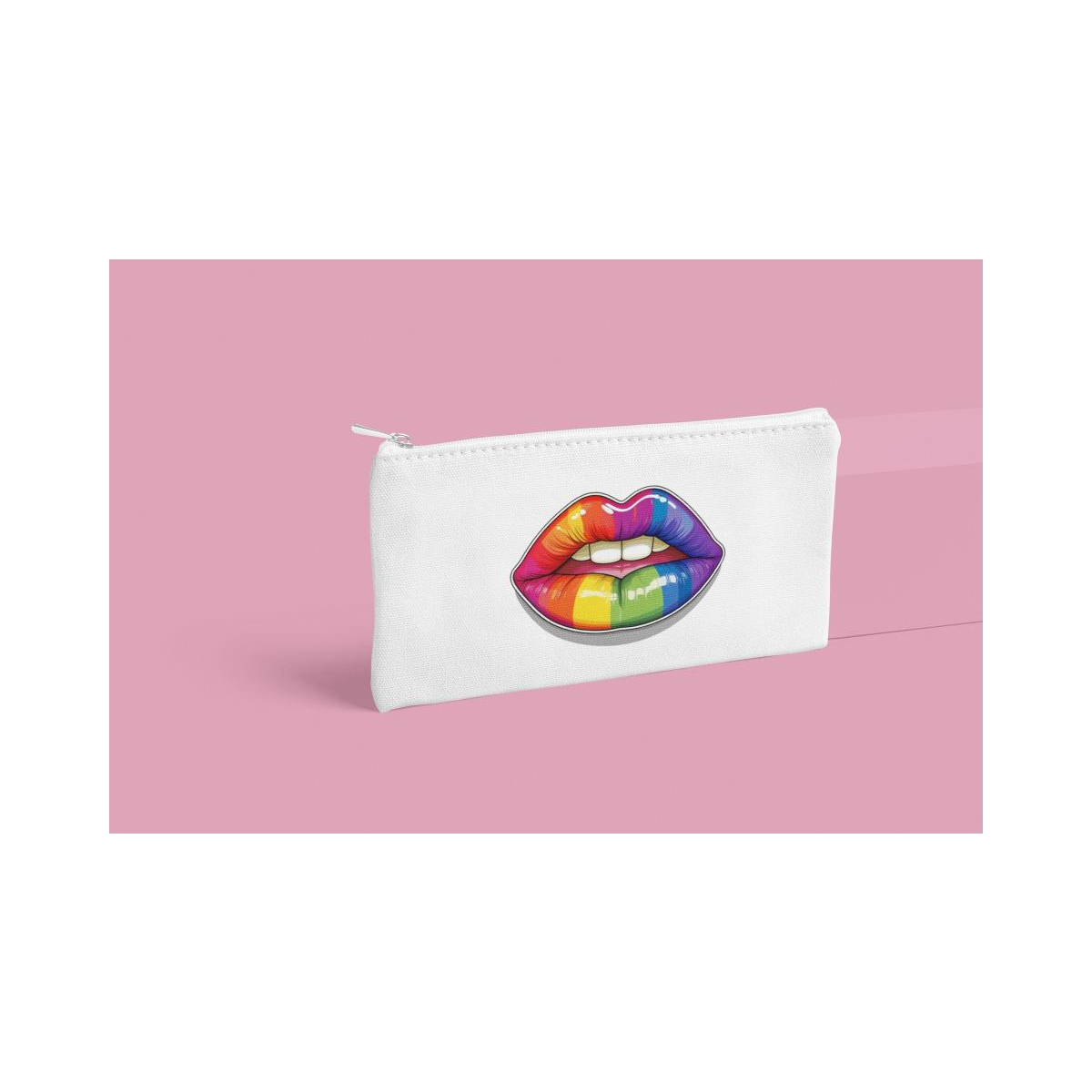 Schulrucksack-Set Rainbow Lips