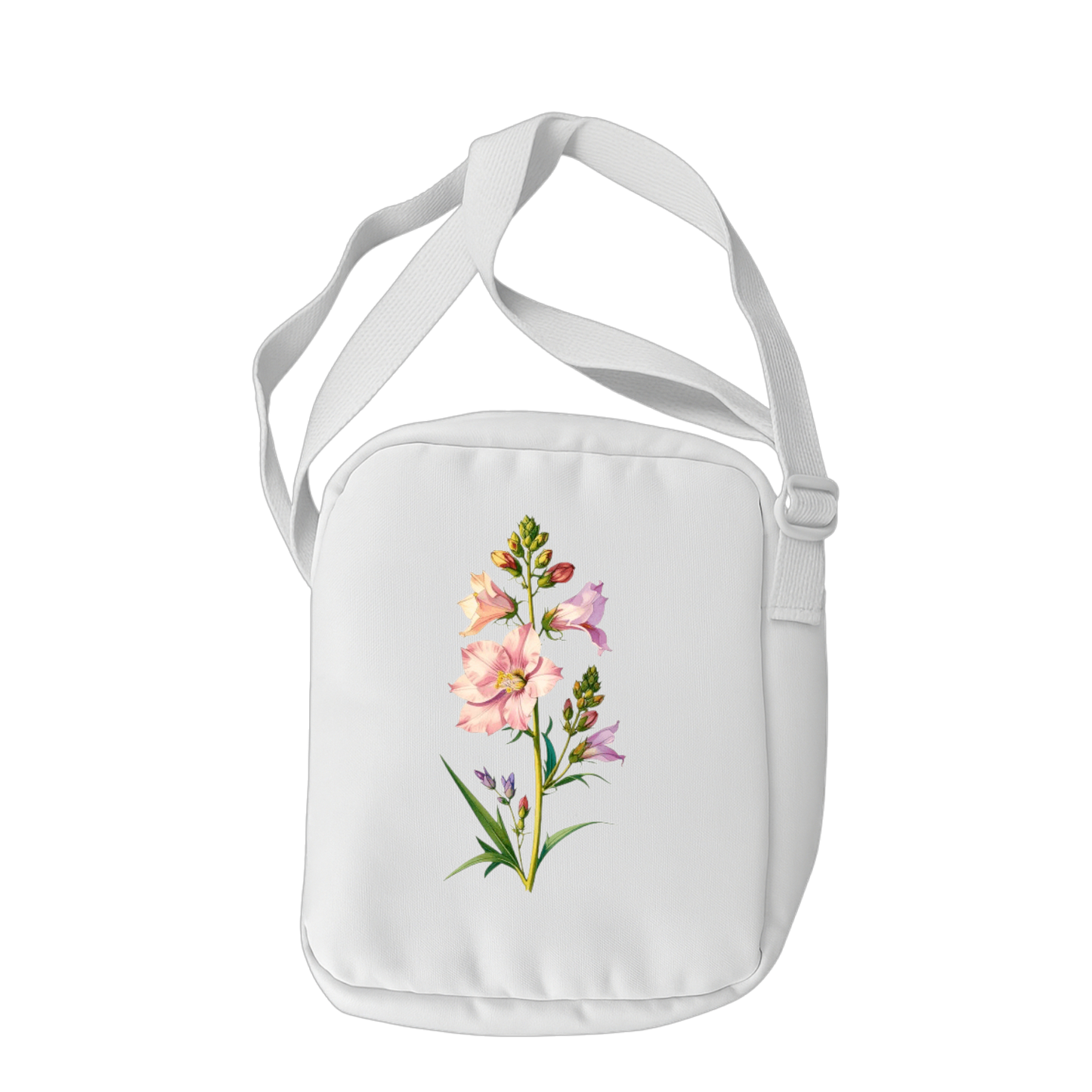 Schulrucksack-Set Realistische Rittersporn Blume