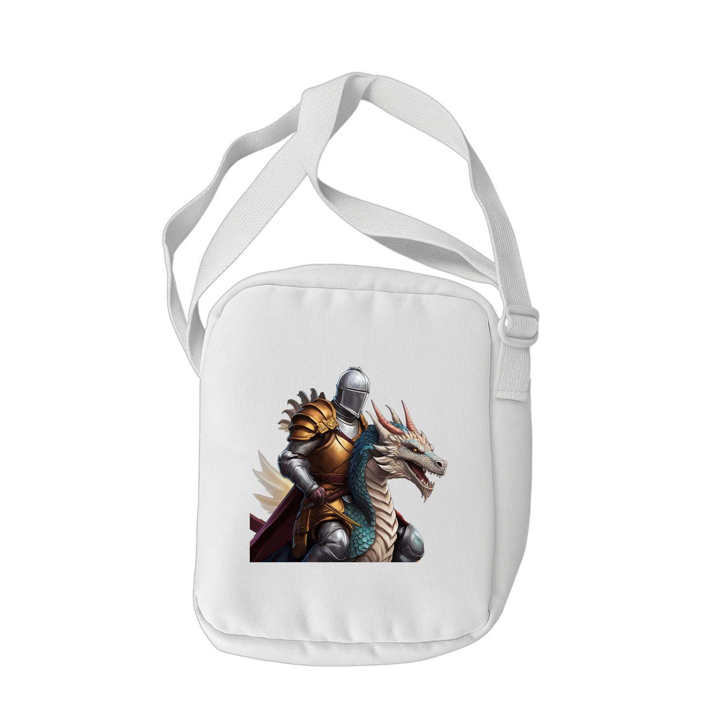 Schulrucksack-Set Ritter auf Drachen