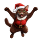Schulrucksack-Set Santa Cat