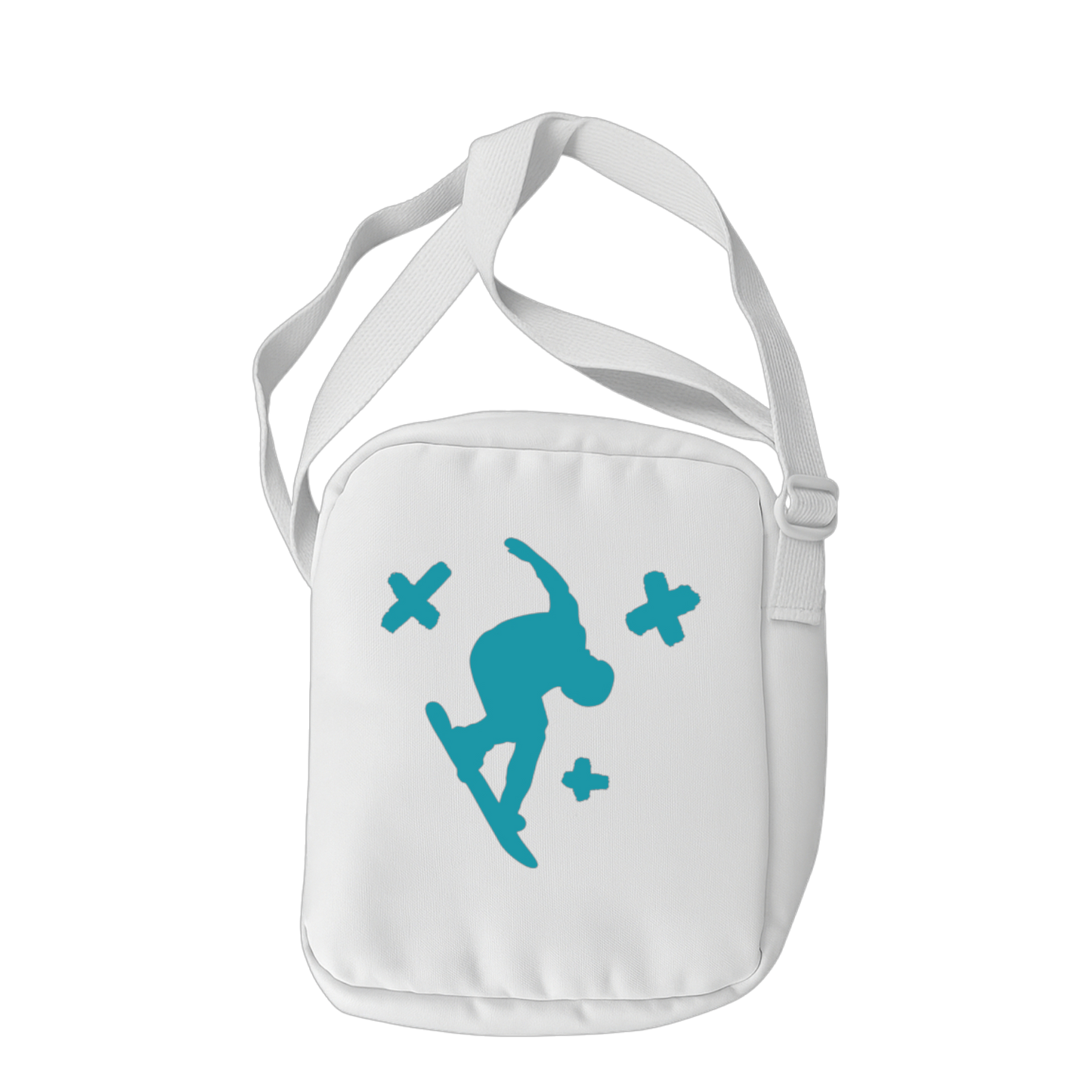 Schulrucksack-Set Snowboarder Jump Silhouette