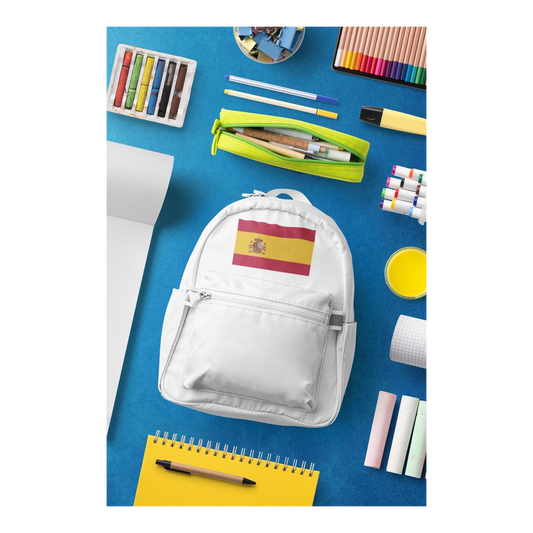 Schulrucksack-Set Spanien Flagge