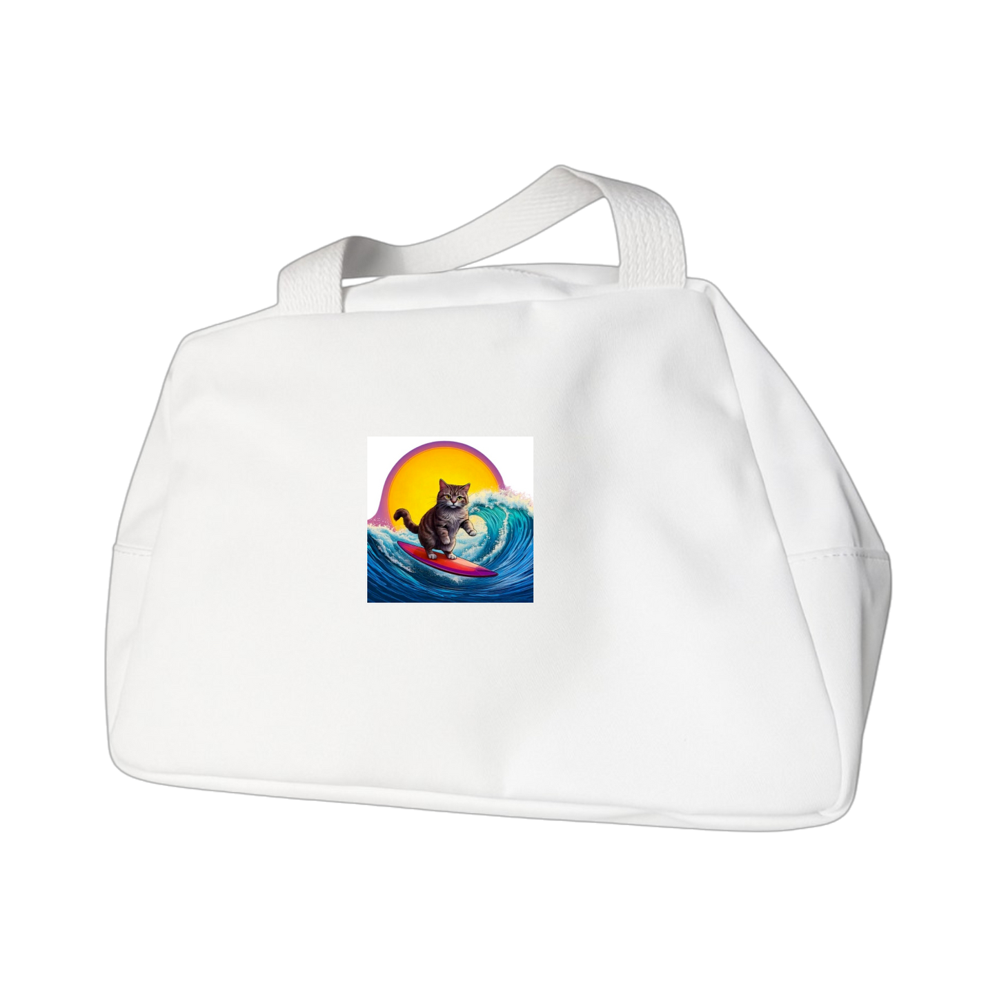 Schulrucksack-Set Surfing Cat (4 Taschen)