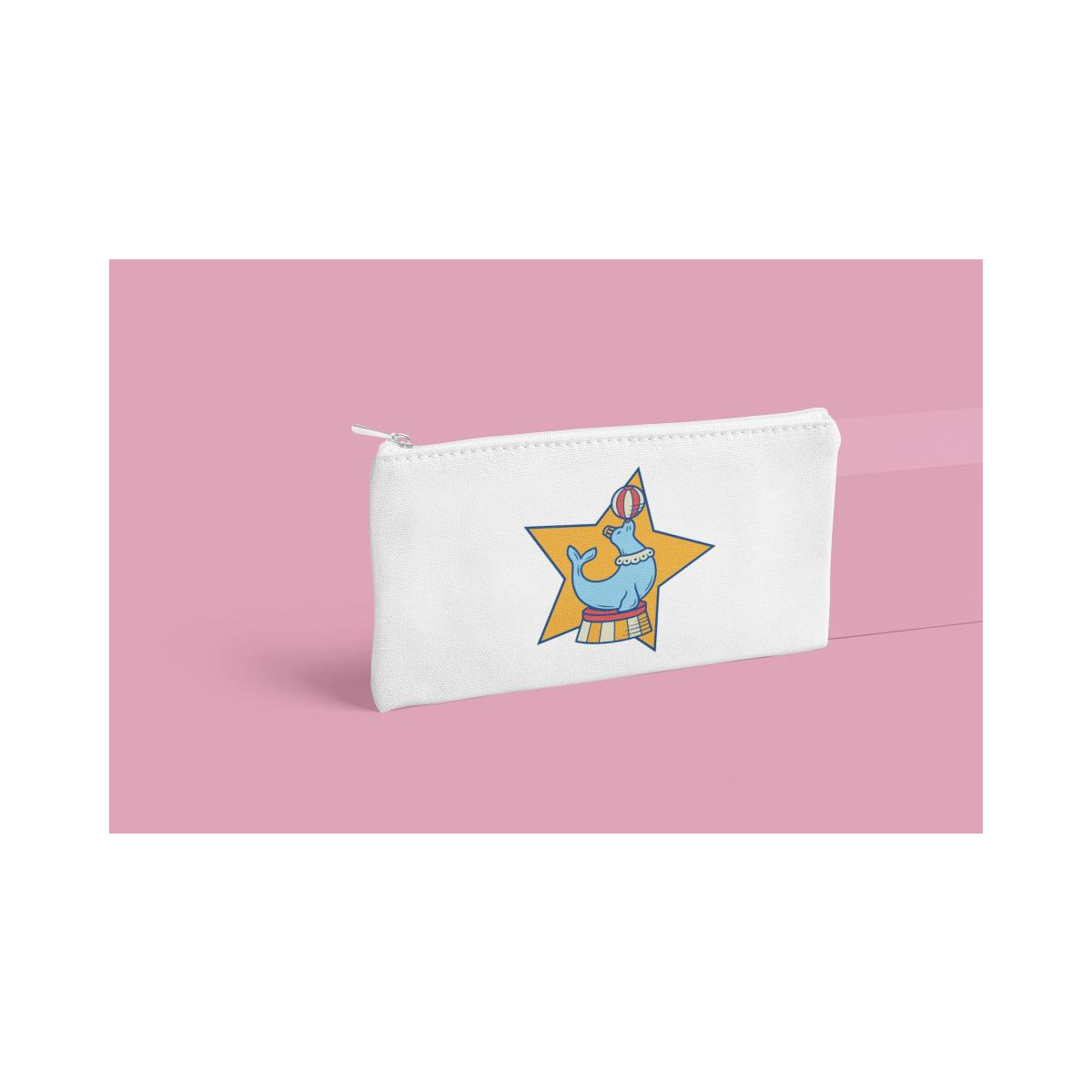 Schulrucksack-Set Zirkus Seehund Balltrick