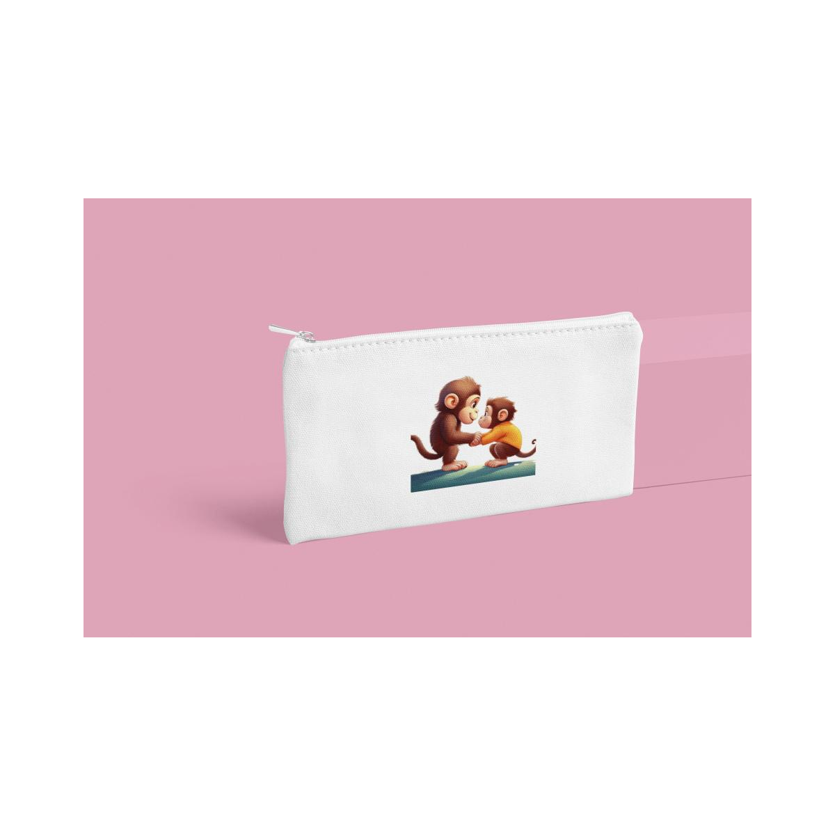 Schulrucksack-Set Zwei süsse Affen-Babies