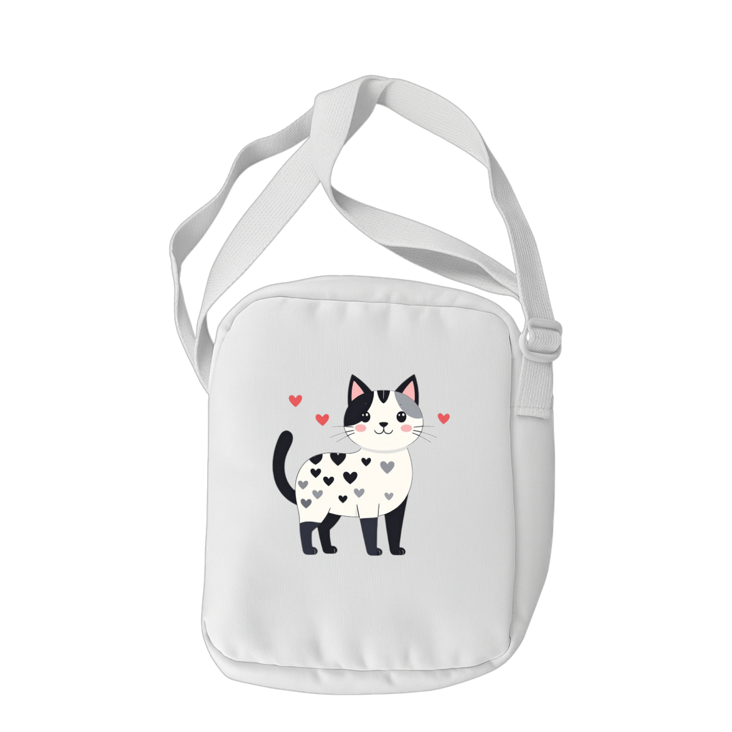 Schulrucksack-Set Sweet Cat with Heart