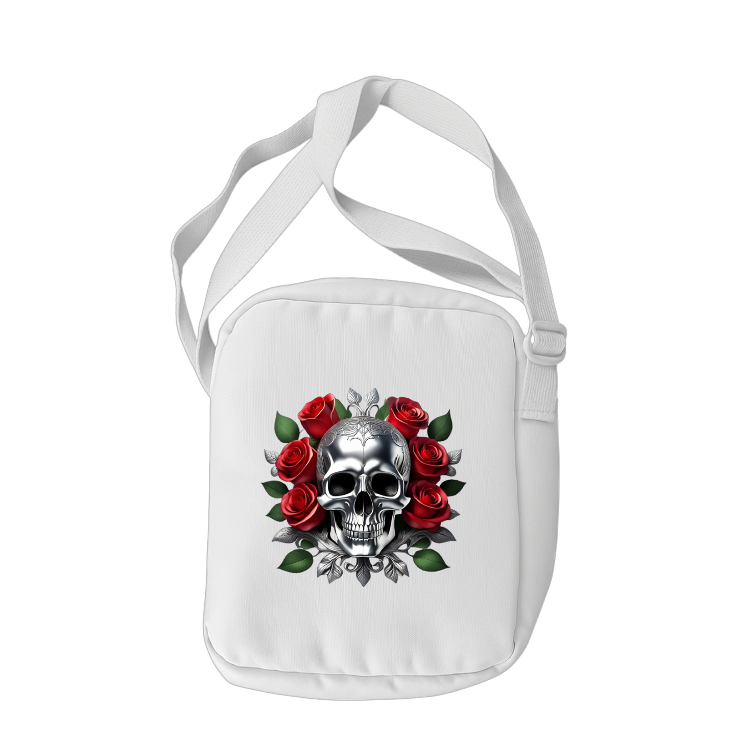 Schulrucksack-Set Tattoo Skull Roses